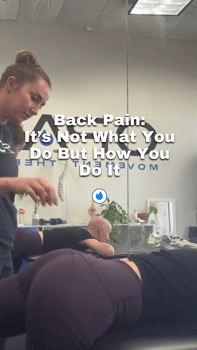 low back pain its not what you do but how you do it