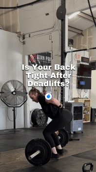 is your back tight after deadlifts?