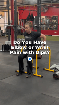 wrist pain with dips