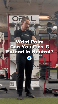 wrist pain: can you flex and extend in neutral